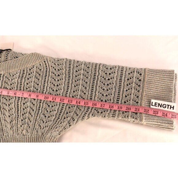 White House Black Market Open‎ Knit V-Neck Sweater Size XS - Picture 7 of 9